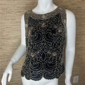 Vintage 80s Beaded Top